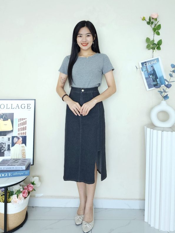 Premium Denim Midi (B0606) C8