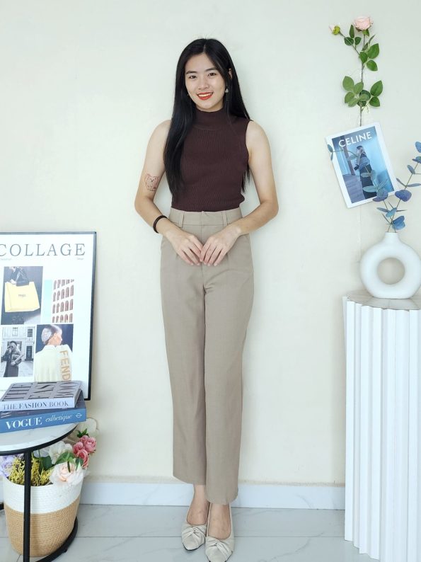 定制版韩式无袖 Knit Top (M1422)D31