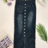Premium Denim Skirt (9802)B38