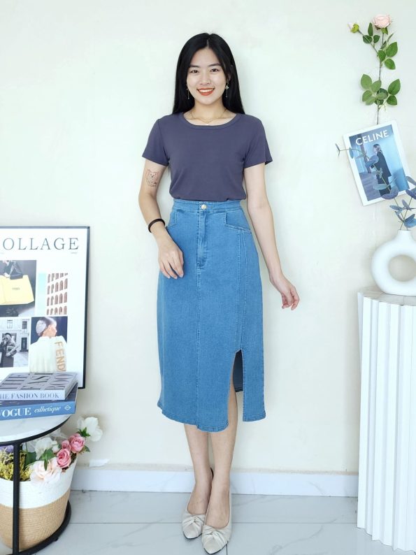 Premium Denim Midi (B0606) C8