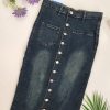 Premium Denim Skirt (9802)B38