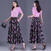 Premium Floral Midi Skirt (310）B24