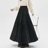 Korean Pleated Midi Skirt (1253)