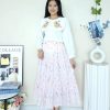 高品桐花半身裙 (6181)