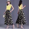 Premium Floral Midi Skirt (310）B24