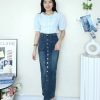 Premium Denim Skirt (9802)B38
