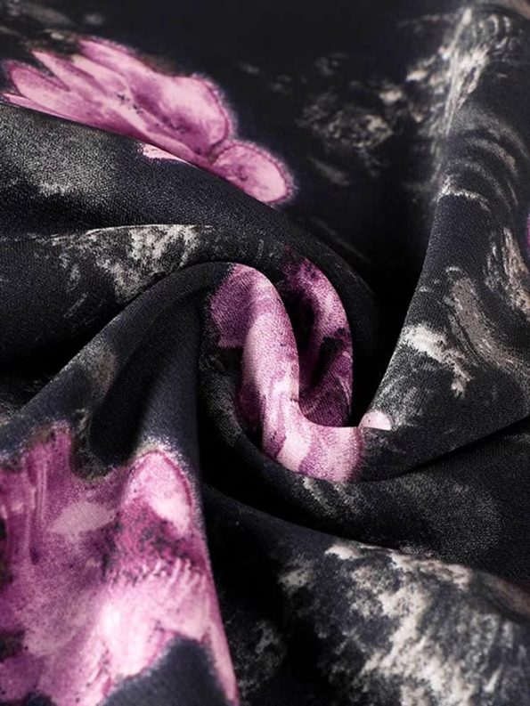 Premium Floral Midi Skirt (310）B24