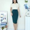 高品西装 Button Midi Skirt (521)