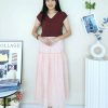V Neck Soft Knit Top (2846)C23