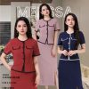 高品小香风花边连身裙 (ME12663)