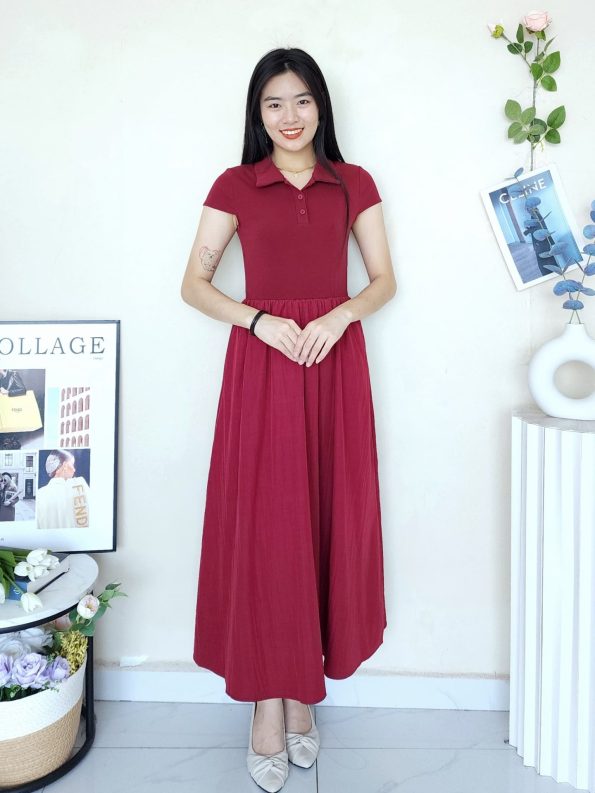 Polo Muji Collection Elegant Dress (9736)B39