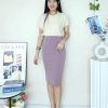 高品西装 Button Midi Skirt (521)