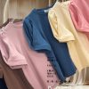 高品纽结袖时装上衣 (ME30519)