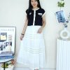 升级版桐花半身裙Midi Skirt (816)D31