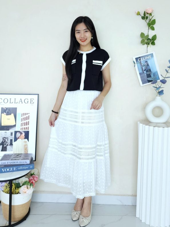 升级版桐花半身裙Midi Skirt (816)D31