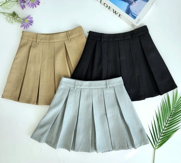 新款高品西装百褶裙 (前裙后裙) (958)