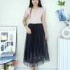 Batik Pleated 双面 Midi Skirt (3031)D35