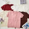 高品 Ribbon Knit Top (1746)D35