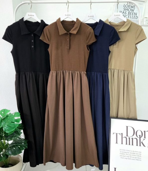 Polo Muji Collection Elegant Dress (9736)B39