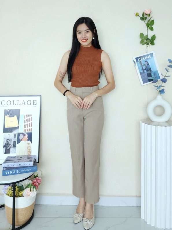定制版韩式无袖 Knit Top (M1422)D31