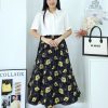 定制版蕾丝领satin上衣 (3131)