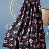 Premium Floral Midi Skirt (310）B24