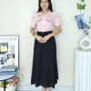 定制版桐花刺绣时装上衣 (6917)