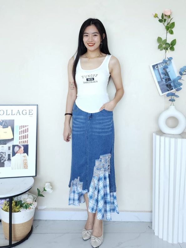 高品Denim半裙 (3022)
