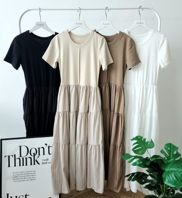 定制版爆款 Muji Dress (双口袋) (full lining) (9072)A15