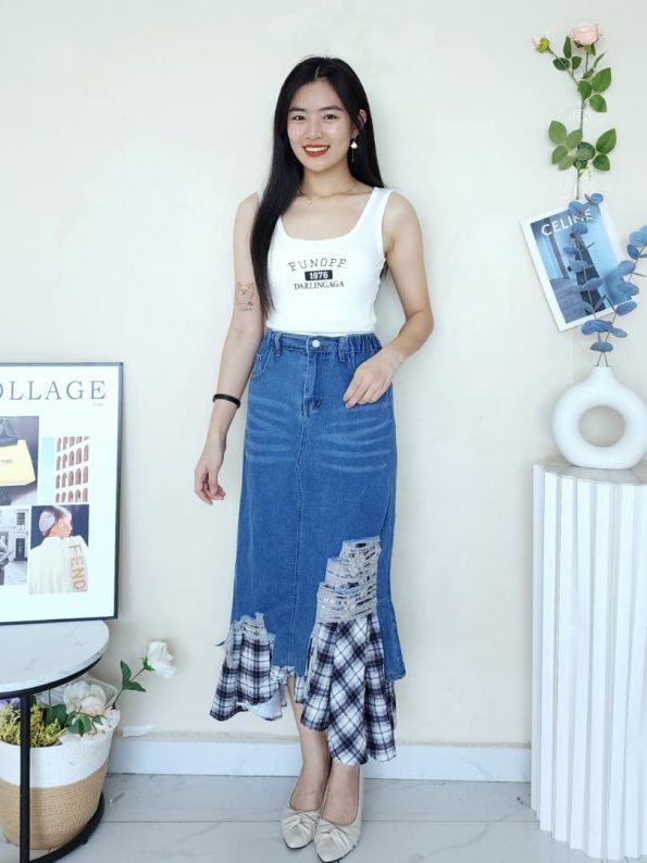 高品Denim半裙 (3022)