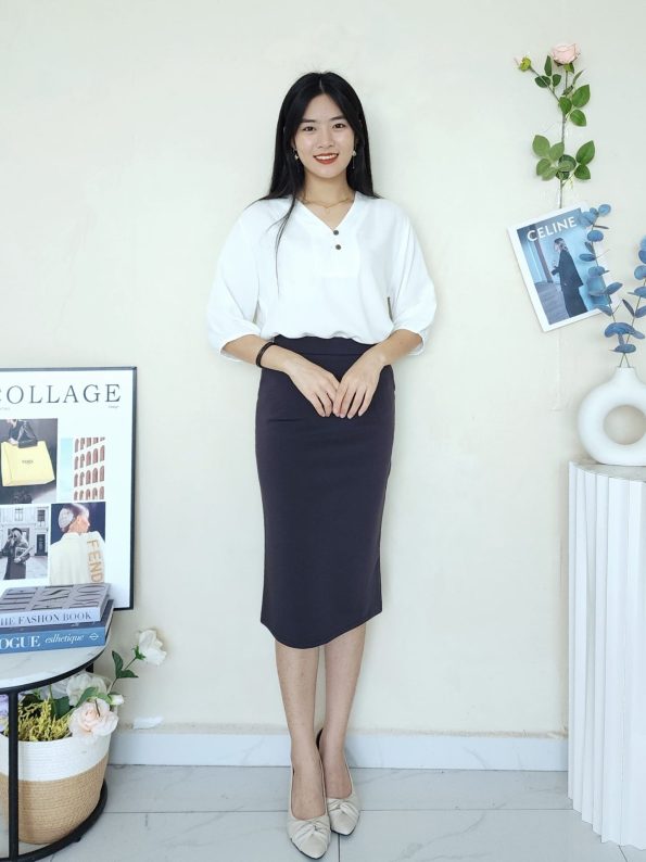 Perly Suit Midi Skirt (239)