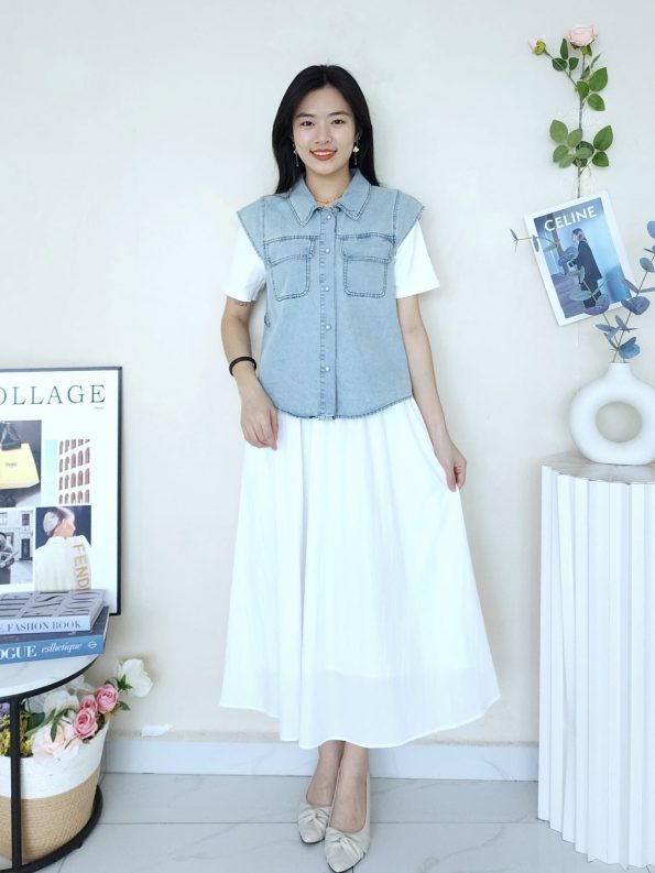 Premium Denim Top (805) B22