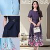 假两件马甲式Batik连身裙 (ME12700)D28