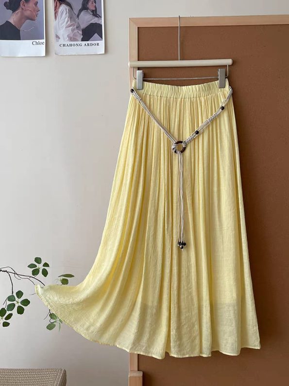 山本设计款Midi Skirt (8903)