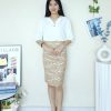 Rose Lace Midi Skirt (241)