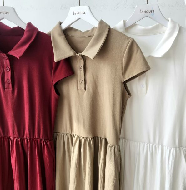 Polo Muji Collection Elegant Dress (9736)B39