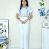 高品钩花刺绣时装上衣 (3757)