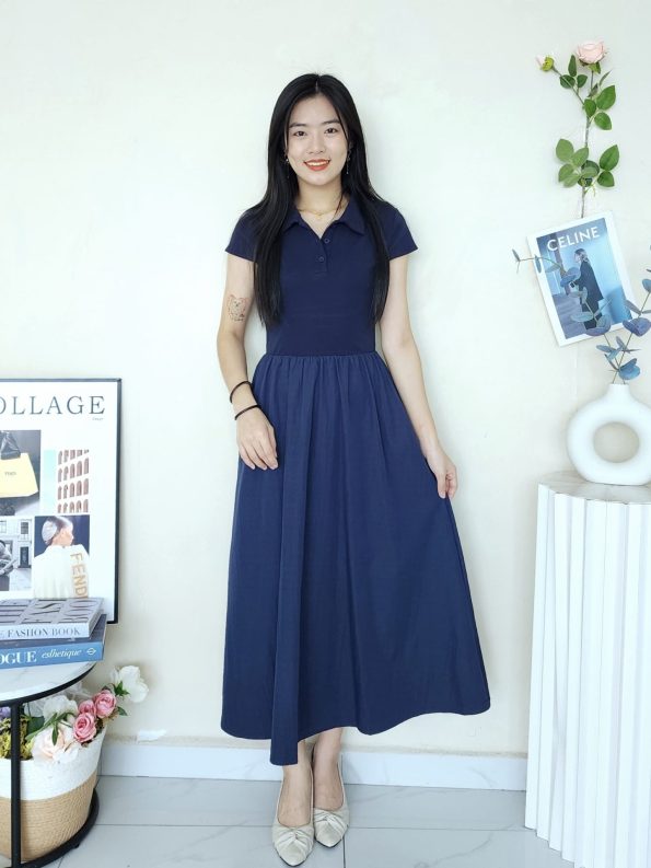 Polo Muji Collection Elegant Dress (9736)B39