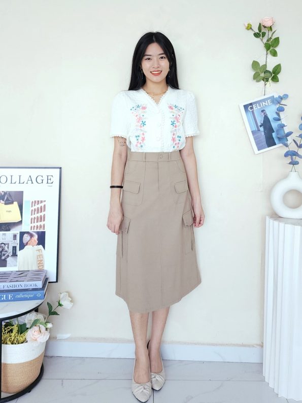 高品工装Midi Skirt (2960)