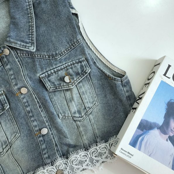 Denim马甲外套 (5018)