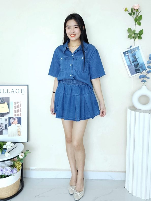 Denim套装 (A155)