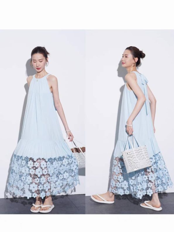 Cut In水溶花 Summer Dress (9080)