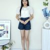 韩式绣花Floral Top (5512)