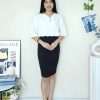 Rose Lace Midi Skirt (241)