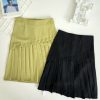 Pleated Suit Midi Skirt (237)