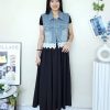 Denim马甲外套 (5018)