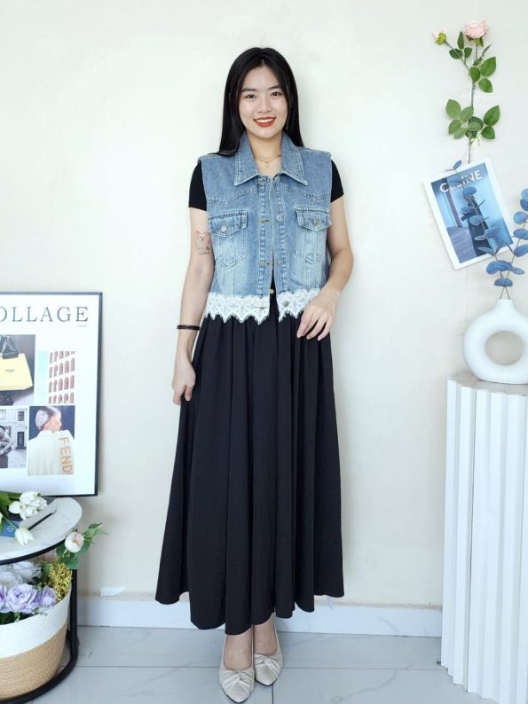 Denim马甲外套 (5018)