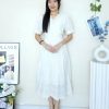 高品桐花连身裙 (9001)B26