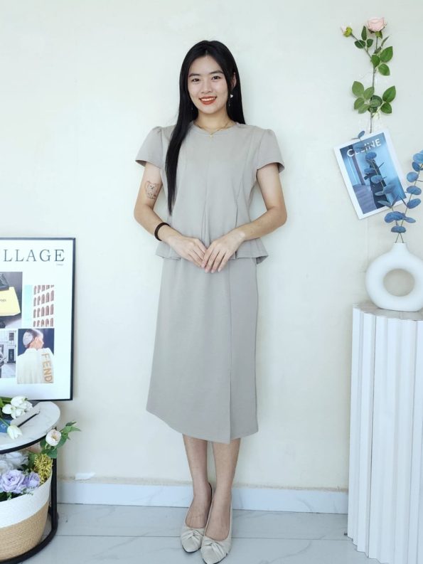 高品罗马棉套装 (上衣+半裙) (4031)