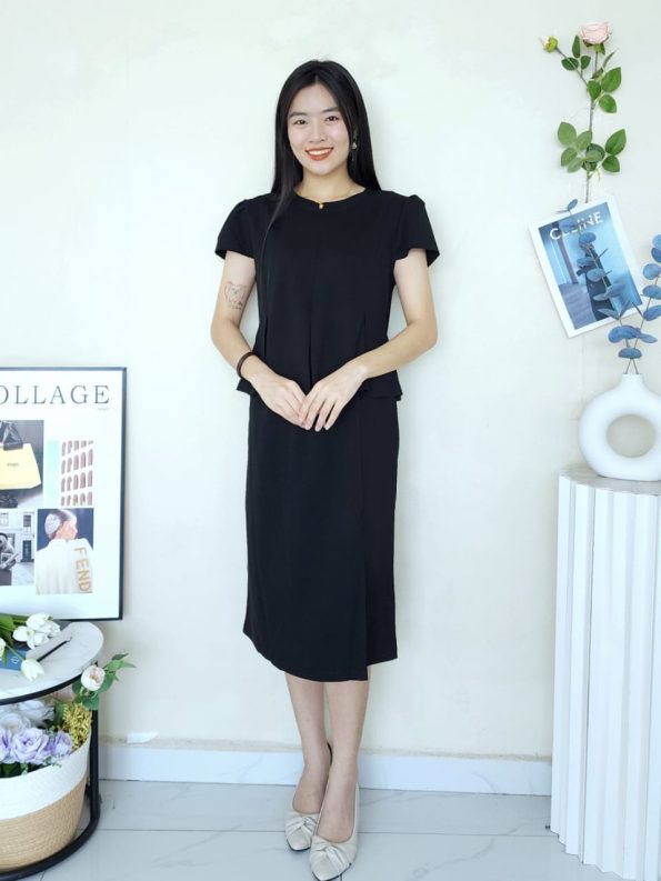 高品罗马棉套装 (上衣+半裙) (4031)